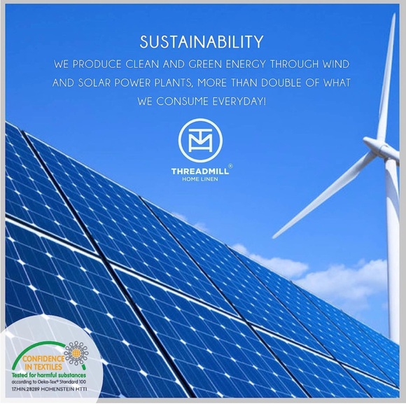 Threadmill Home Linen Bedding 300 Thread Count 100% Cotton Sheet Set, Sage color - Picture 5 of 8